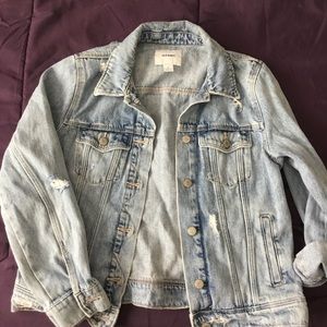 Old Navy Distressed Jeans jacket Medium